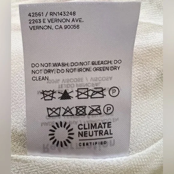 NWT Reformation Aden Dress Floral Print In NEUTRAL MOTIF Sz 8 - Picture 12 of 12